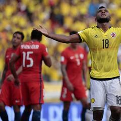 Miguel Borja y otros de Selección con bajo rendimiento