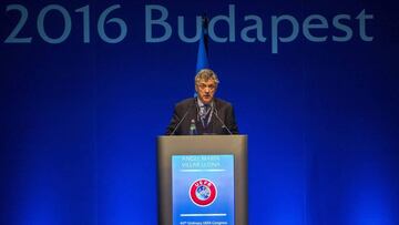 Ángel María Villar, presidente interinode la UEFA.