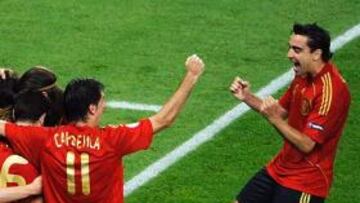 Xavi es uno de los líderes de la selección.