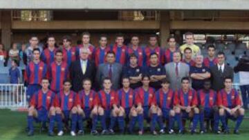 El equipo juvenil A del F&uacute;tbol Club Barcelona