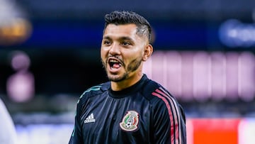 Jesús Manuel Corona en un entrenamiento de la Selección Mexicana