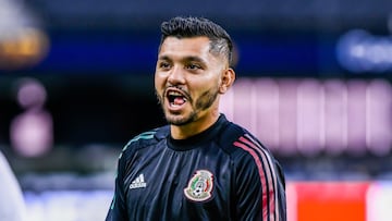 Jes&uacute;s Manuel Corona en un entrenamiento de la Selecci&oacute;n Mexicana