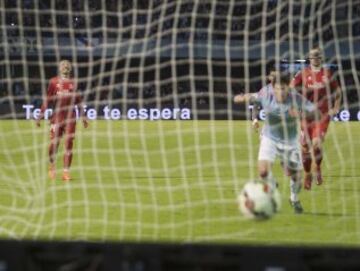 1-1. Santi Mina marcó de penalti el gol del empate.