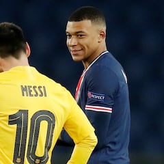 Mbappé, por delante de Messi