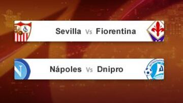 Sorteo Europa League: Nápoles-Dnipro y Sevilla-Fiorentina