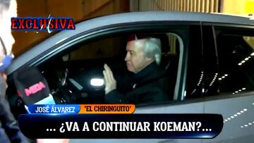 El Chiringuito cazó a Tusquets y le preguntó si seguirá Koeman en el Barcelona