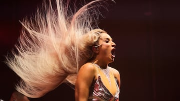 La artista espa?ola, Lola ?ndigo, ha ofrecido un concierto en la Plaza de Espa?a, a 11 de noviembre de 2023 en Sevilla (Andaluc¨ªa, Espa?a). Sevilla vivir¨¢ el pr¨®ximo, 16 de noviembre, la gala de la entrega de los Grammys Latinos. Entorno a este evento, se celebrar¨¢n muchos actos y con artistas con artistas internacionales nominados a estos prestigiosos premios.
Joaquin Corchero / Europa Press
11/11/2023