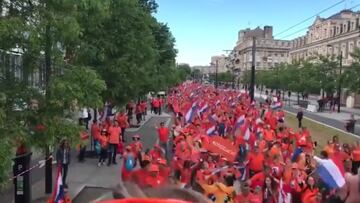 El baile de la afición holandesa que se volverá tendencia en próximos torneos