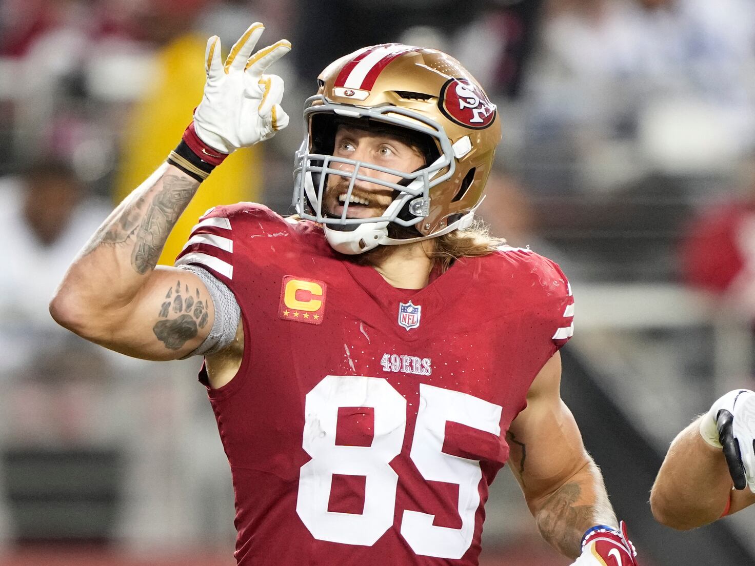 San Francisco 49ers' George Kittle fined by NFL for 'F*** Dallas' T-shirt. Does he care? - AS USA