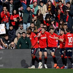 Rayo Vallecano 1-3 Osasuna: resumen, goles y resultado