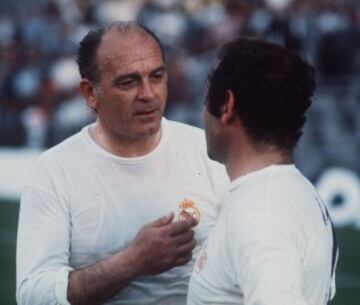 Alfredo Di Stéfano y Gento en 1972 