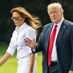 Melania contradice al presidente Trump y apoya a LeBron James
