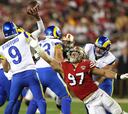 Récord de 49ers y Rams en el NFC Championship Game