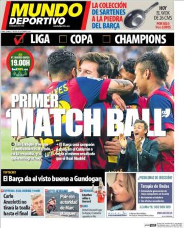 Portadas de la prensa deportiva