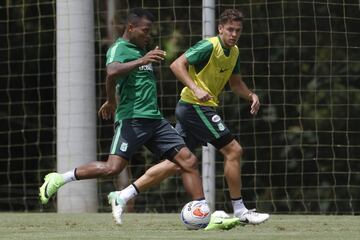 En imágenes el entrenamiento de Nacional con sus refuerzos