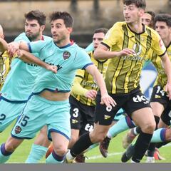 Un doblete de Sergio León tumba al Portugalete