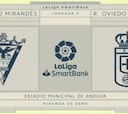 Resumen y goles del Mirandés vs. Oviedo de la Liga Smartbank
