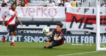 Millonarios pierde 1-0 ante River Plate, en partido amistoso de la Florida Cup.