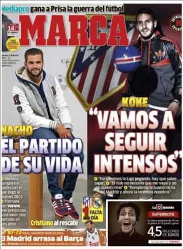 Portadas de la prensa deportiva