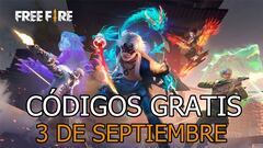 Free Fire | Códigos de hoy martes 3 de septiembre de 2024: recompensas gratis
