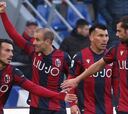 Medel fue titular en importante victoria de Bologna ante Atalanta