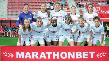 Jugadoras del Sevilla. 