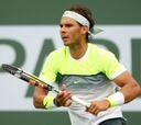 Nadal, en cuartos con Raonic tras someter a Gilles Simon