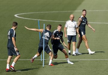 El Madrid prepara su estreno liguero ante el Getafe