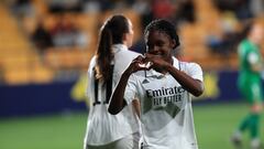 Linda Caicedo en un partido del Real Madrid Femenino.