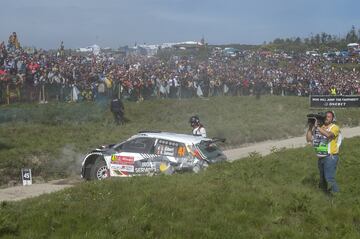 Espectacular accidente de Quentin Gilbert en el Rally de Portugal