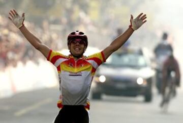 Mundial de Verona (Italia) de 1999. Óscar Freire ganó la medalla de oro en ruta.