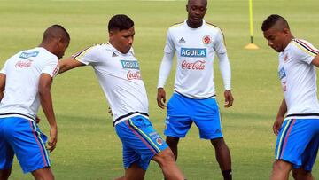 Los jugadores ya preparan el partido ante Brasil.