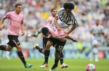 El volante colombiano fue una de las figuras en la goleada de la Juve a Palermo 