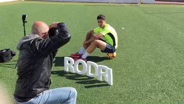 Rodri: "Ser considerado el heredero de Bruno me alaga"