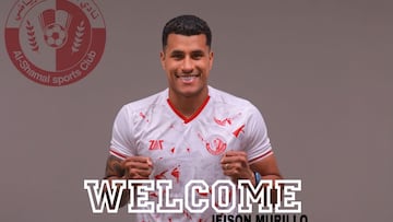 Jeison Murillo, nuevo jugador de Al-Shamal.