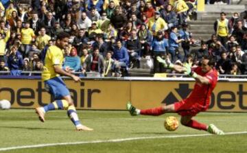 Willian José logra el empate ante el Barcelona CF en el minuto 9.