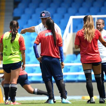 La Selección Femenina de Mayores está lista para el amistoso frente a Argentina. El equipo de Nelson Abadía realizó su último entrenamiento en el Pascual Guerrero, sede del partido.