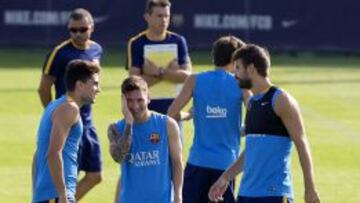 Entrenamiento del FC Barcelona