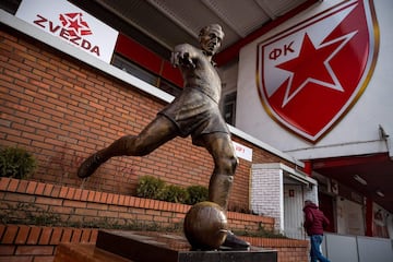 Estadio Rajko Mitic, antiguo Estadio Estrella Roja, en Belgrado.