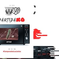 El guiño del Leganés a Pedroche y Muñoz por la visita del Rayo