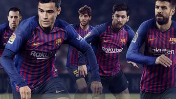 El Barcelona presenta su nueva camiseta para la 2018/19