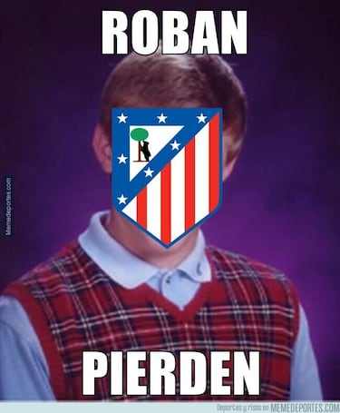La derrota del Atlético, protagonista de los memes de la jornada