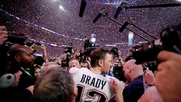 Tom Brady is the all-time leader with six Super Bowl victories, followed by retired defensive end Charles Hayley with five. Several players have four rings and no one of them is still active.