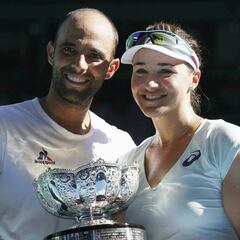 Juan Sebastián Cabal, campeón en dobles mixtos en Australia