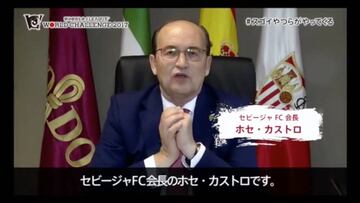 El documento es apoteósico: Pepe Castro hablando en japonés