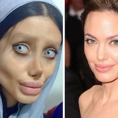Una iraní se 'estrella' al intentar parecerse a Angelina Jolie