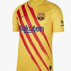 Barcelona launch Catalan flag inspired fourth shirt