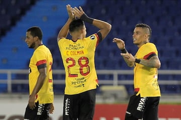 Junior de Barranquilla y Barcelona de Guayaquil se enfrentaron en el estadio Metropolitano por la penúltima fecha del Grupo A de la Copa Libertadores.