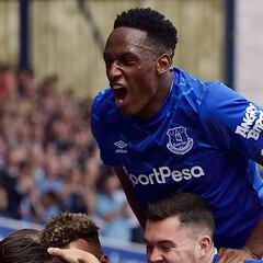Yerry Mina, el líder de los "angry blues" en Everton