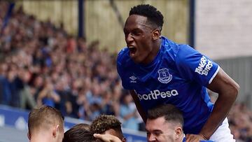 Yerry Mina tiene un gran inicio de temporada con el Everton